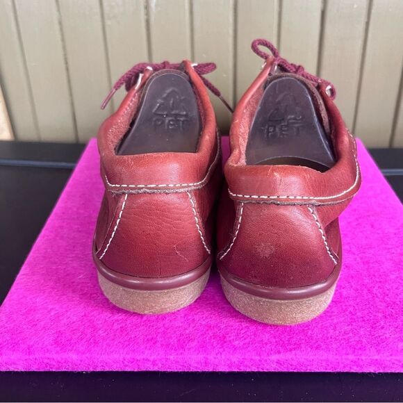 Skateboards Endicott Johnson Red Leather stitched Shoe 8 - Picture 5 of 11